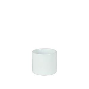 Hortus Sofia Ceramic Pot - Glossy White -Dia 8 x 7cm