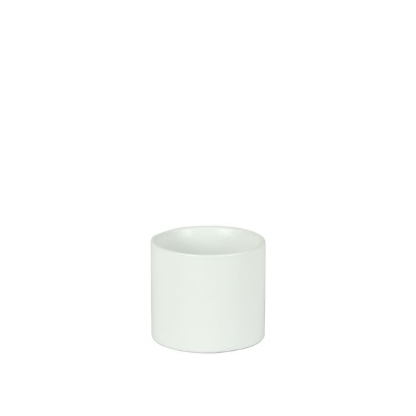 Hortus Sofia Ceramic Pot - Matt White -Dia 8 x 7cm