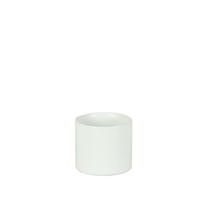 Hortus Sofia Ceramic Pot - Matt White -Dia 8 x 7cm