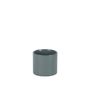 Hortus Sofia Ceramic Pot - Glossy  Grey -Dia 8 x 7cm