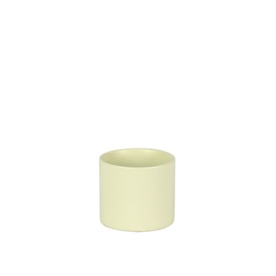 Hortus Sofia Ceramic Pot - Matt Cream -Dia 8 x 7cm