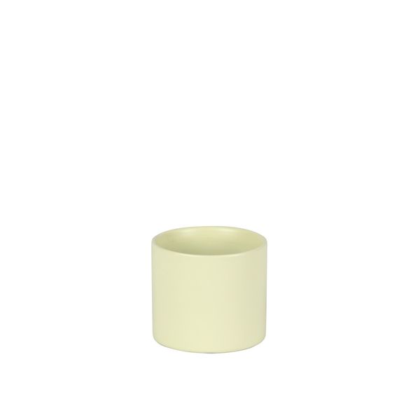 Hortus Sofia Ceramic Pot - Matt Cream -Dia 8 x 7cm