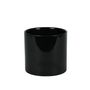 Hortus Sofia Ceramic Pot  - Glossy Black - Dia14 x H13cm