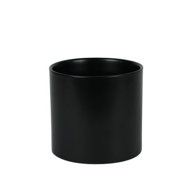 Hortus Sofia Ceramic Pot  - Matt Black - Dia14 x H13cm