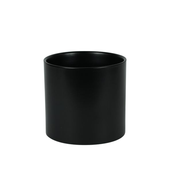 Hortus Sofia Ceramic Pot  - Matt Black - Dia14 x H13cm