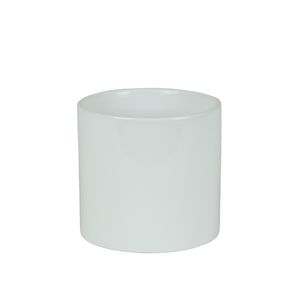 Hortus Sofia Ceramic Pot  - Glossy  White - Dia14 x H13cm