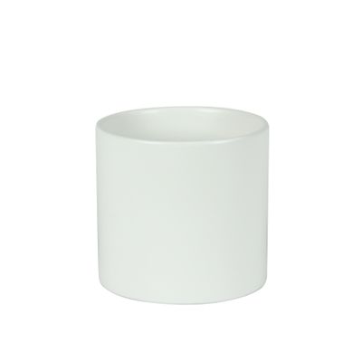 Hortus Sofia Ceramic Pot  - Matt White - Dia14 x H13cm