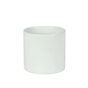 Hortus Sofia Ceramic Pot  - Matt White - Dia14 x H13cm