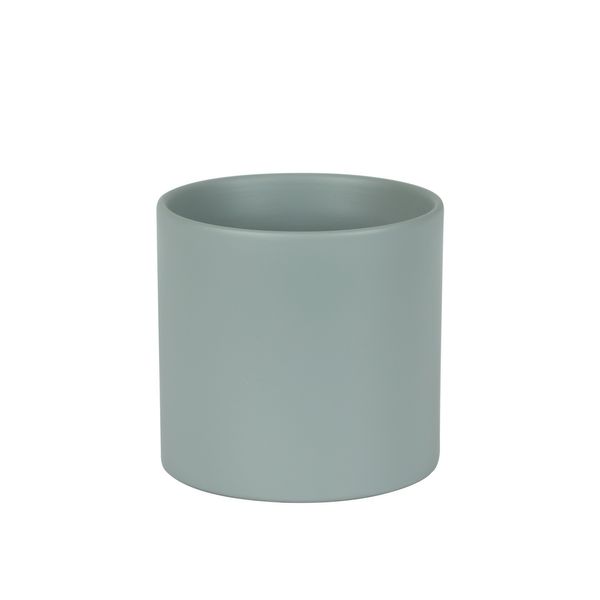 Hortus Sofia Ceramic Pot  - Matt Grey - Dia14 x H13cm