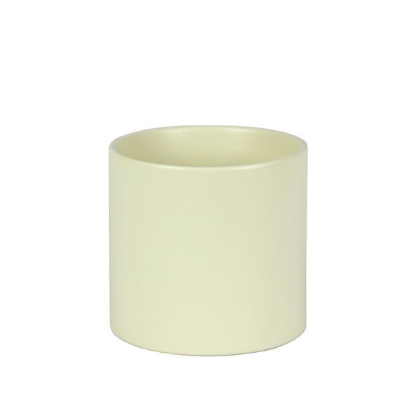 Hortus Sofia Ceramic Pot  - Matt Cream - Dia14 x H13cm