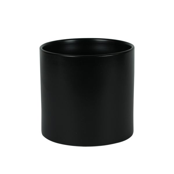 Hortus Sofia Ceramic Pot - Matt Black -Dia15 x H16cm