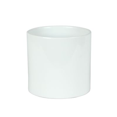 Hortus Sofia Ceramic Pot - Glossy White -Dia15 x H16cm