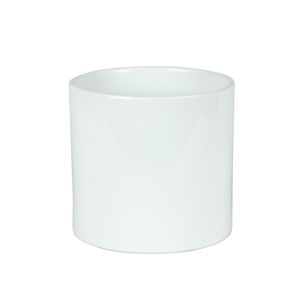 Hortus Sofia Ceramic Pot - Glossy White -Dia15 x H16cm
