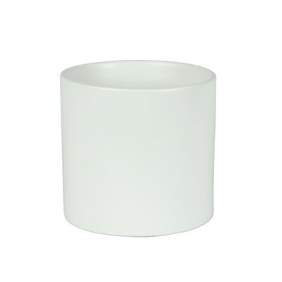 Hortus Sofia Ceramic Pot - Matt White -Dia15 x H16cm