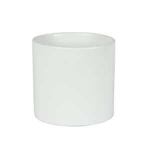 Hortus Sofia Ceramic Pot - Matt White -Dia15 x H16cm