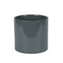 Hortus Sofia Ceramic Pot - Glossy Grey -Dia15 x H16cm