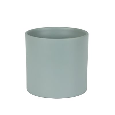 Hortus Sofia Ceramic Pot - Matt Grey -Dia15 x H16cm