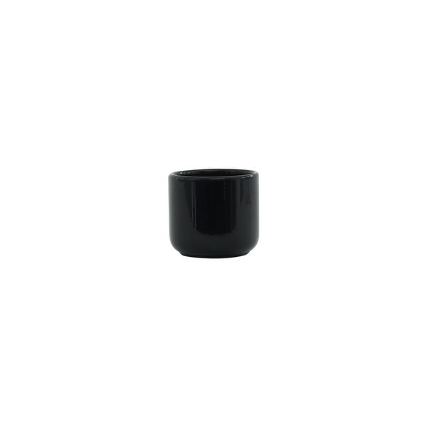 Hortus Havana Ceramic Pot - Glossy Black - Dia8 x H7cm