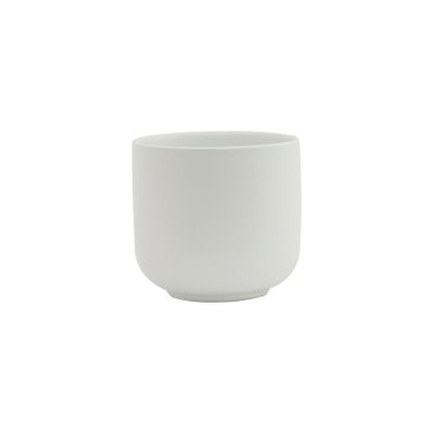 Hortus Havana Ceramic Pot - Matt White - Dia14 x H13cm