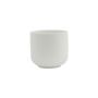 Hortus Havana Ceramic Pot - Matt White - Dia14 x H13cm