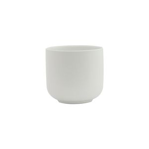 Hortus Havana Ceramic Pot - Matt White - Dia14 x H13cm