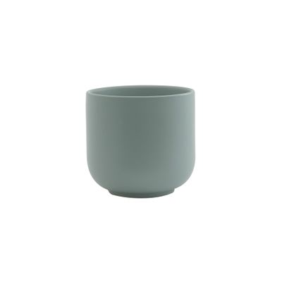 Hortus Havana Ceramic Pot - Matt Grey - Dia14 x H13cm