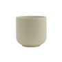 Hortus Havana Ceramic Pot - Matt Cream - Dia16 x H15cm