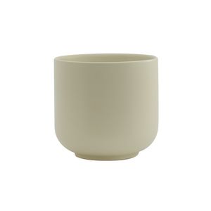 Hortus Havana Ceramic Pot - Matt Cream - Dia16 x H15cm