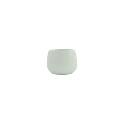 Hortus London Ceramic Pot - Glossy White - Dia9 x H7cm