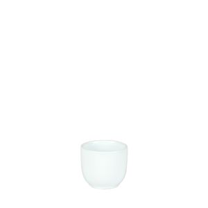 Hortus Cairo Ceramic Pot - Glossy White - Dia8 x H7cm