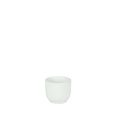 Hortus Cairo Ceramic Pot - Matt White - Dia8 x H7cm