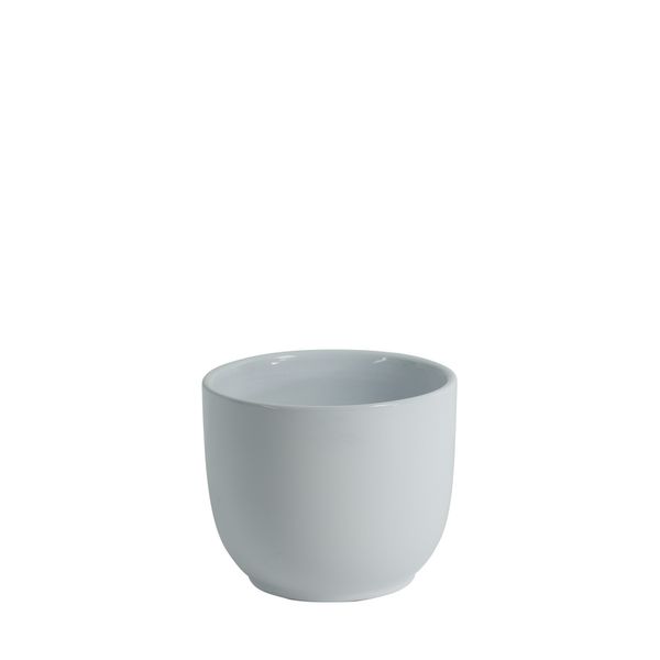 Hortus Cairo Ceramic Pot - Glossy White - Dia12 x H10cm