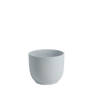 Hortus Cairo Ceramic Pot - Glossy White - Dia12 x H10cm