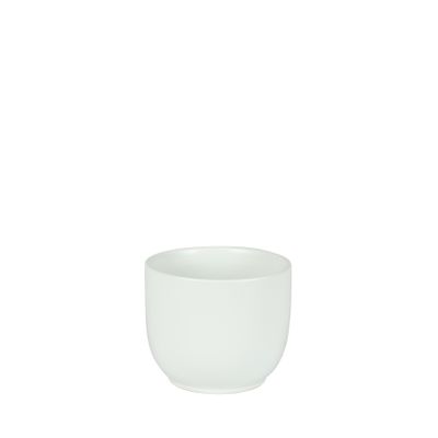 Hortus Cairo Ceramic Pot - Matt White - Dia12 x H10cm