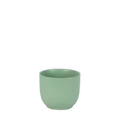 Hortus Cairo Ceramic Pot - Matt Sage - Dia12 x H10cm