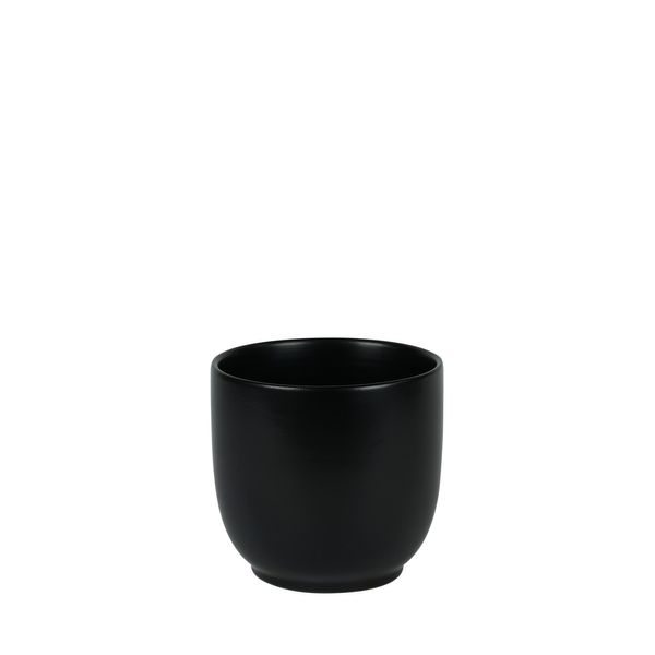 Hortus Cairo Ceramic Pot - Matt Black - Dia13 x H12cm