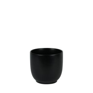 Hortus Cairo Ceramic Pot - Matt Black - Dia13 x H12cm