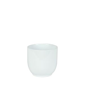 Hortus Cairo Ceramic Pot - Glossy White - Dia13 x H12cm