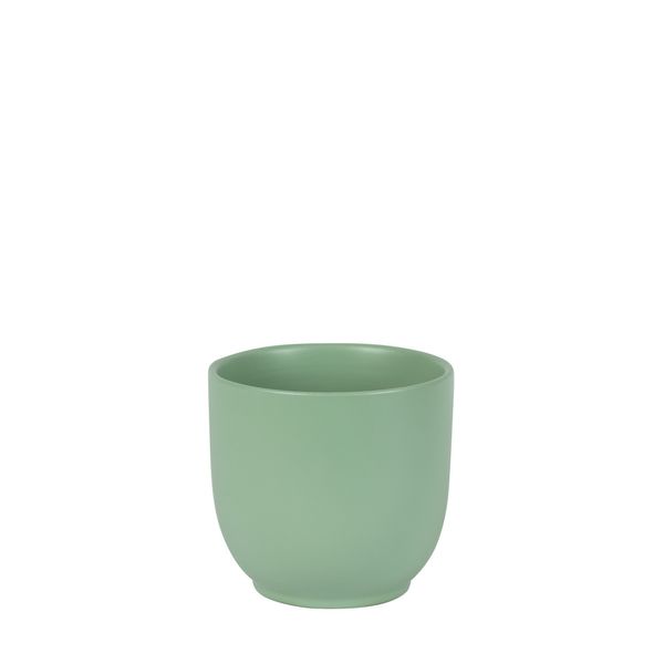 Hortus Cairo Ceramic Pot - Matt Sage - Dia13 x H12cm
