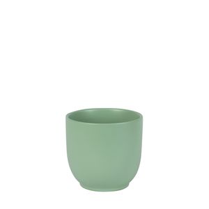 Hortus Cairo Ceramic Pot - Matt Sage - Dia13 x H12cm
