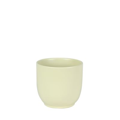 Hortus Cairo Ceramic Pot - Matt Cream - Dia14 x H13cm