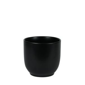 Hortus Cairo Ceramic Pot - Matt Black - Dia16 x H15cm