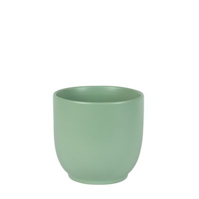 Hortus Cairo Ceramic Pot - Matt Sage- Dia16 x H15cm