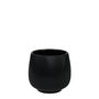 Hortus Lisbon Ceramic Pot - Matt Black - Dia12.5 x 13cm