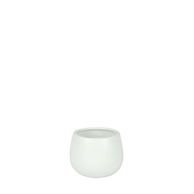 Hortus London Ceramic Pot - Matt White - Dia9 x H7cm