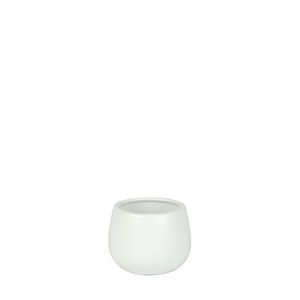 Hortus London Ceramic Pot - Matt White - Dia9 x H7cm