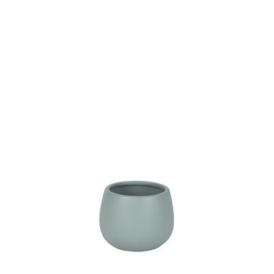Hortus London Ceramic Pot - Matt Grey - Dia9 x H7cm