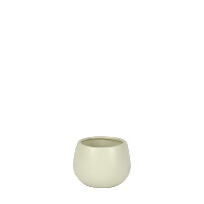 Hortus London Ceramic Pot - Matt Cream - Dia9 x H7cm
