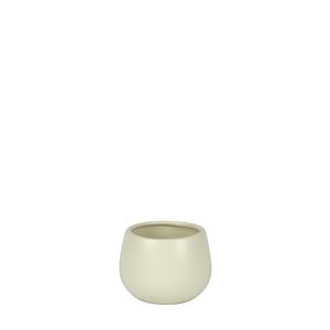 Hortus London Ceramic Pot - Matt Cream - Dia9 x H7cm