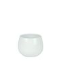 Hortus London Ceramic Pot - Glossy White - Dia14 x H11cm